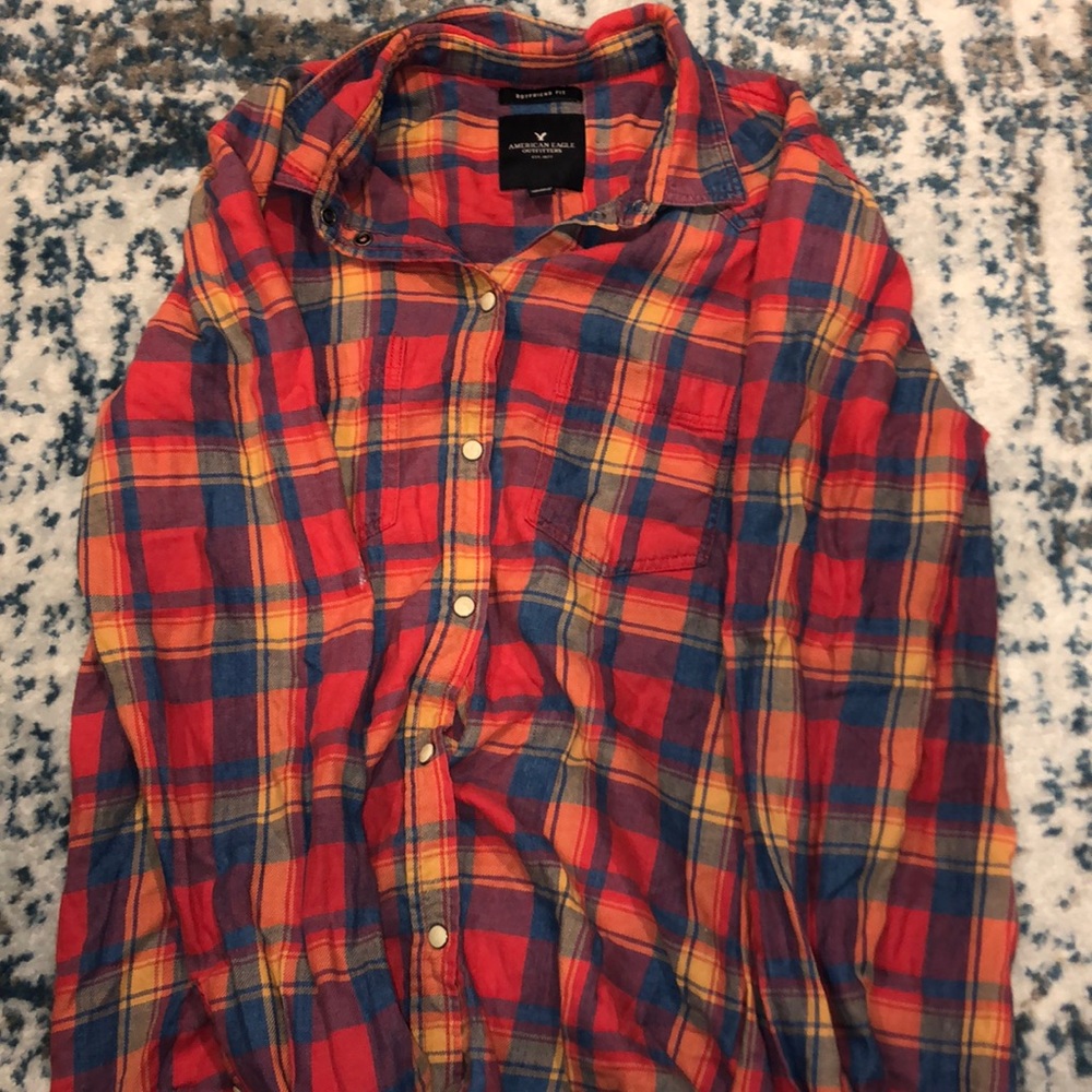American Eagle Boyfriend Fit Flannel